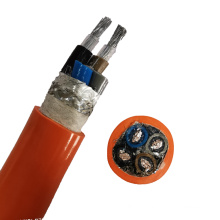 Shielded flexible silicone cable 3 4 5 core 0.5mm 1 2.5 4 6 sq mm